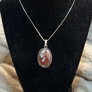 Silver & Noreena Jasper Necklace